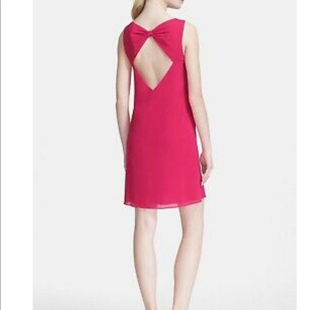 Alice and Olivia hot pink tunic dress
